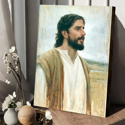 Clarity In His Mission Canvas Wall Art - Jesus Picture - Jesus Portrait Canvas