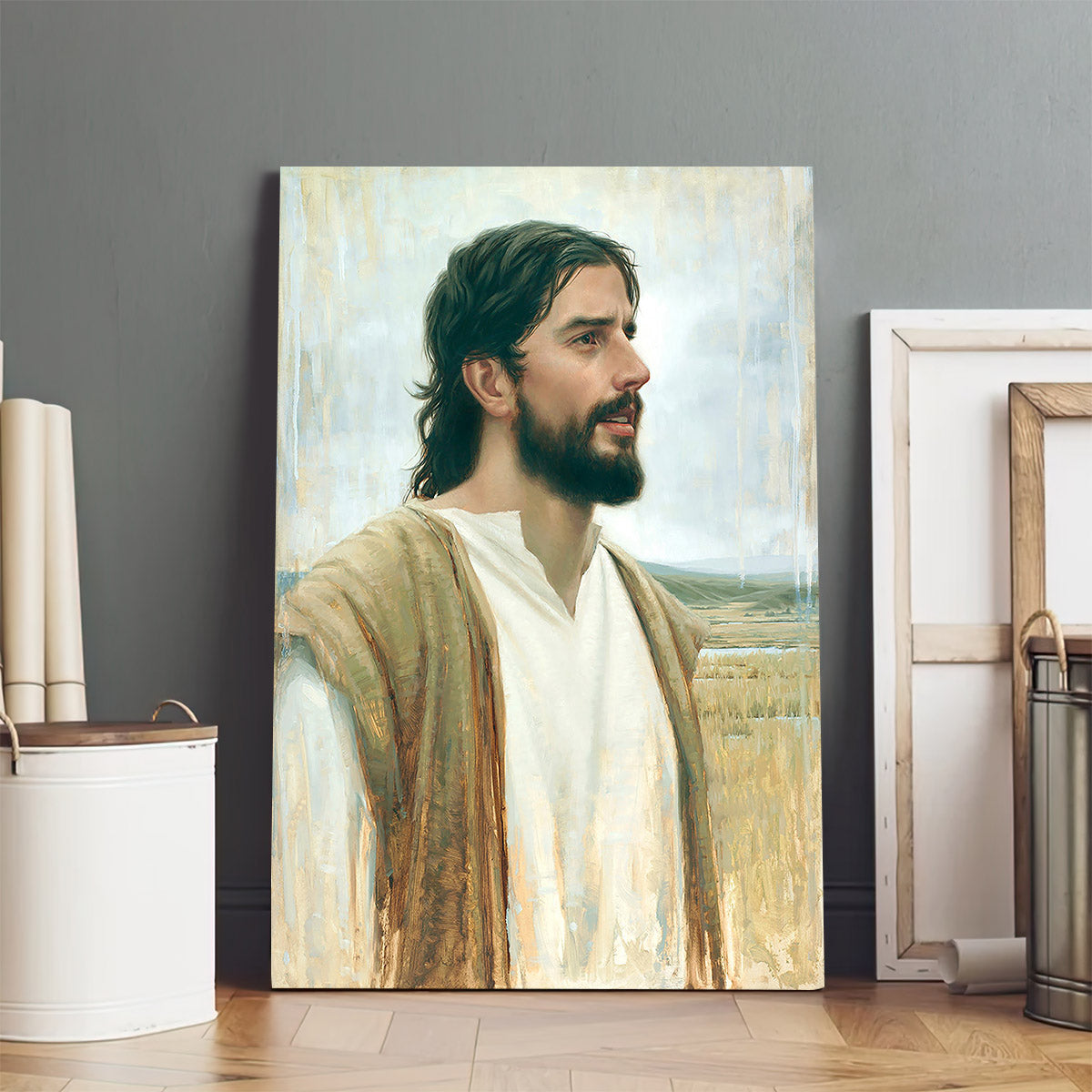 Clarity In His Mission Canvas Wall Art - Jesus Picture - Jesus Portrait Canvas
