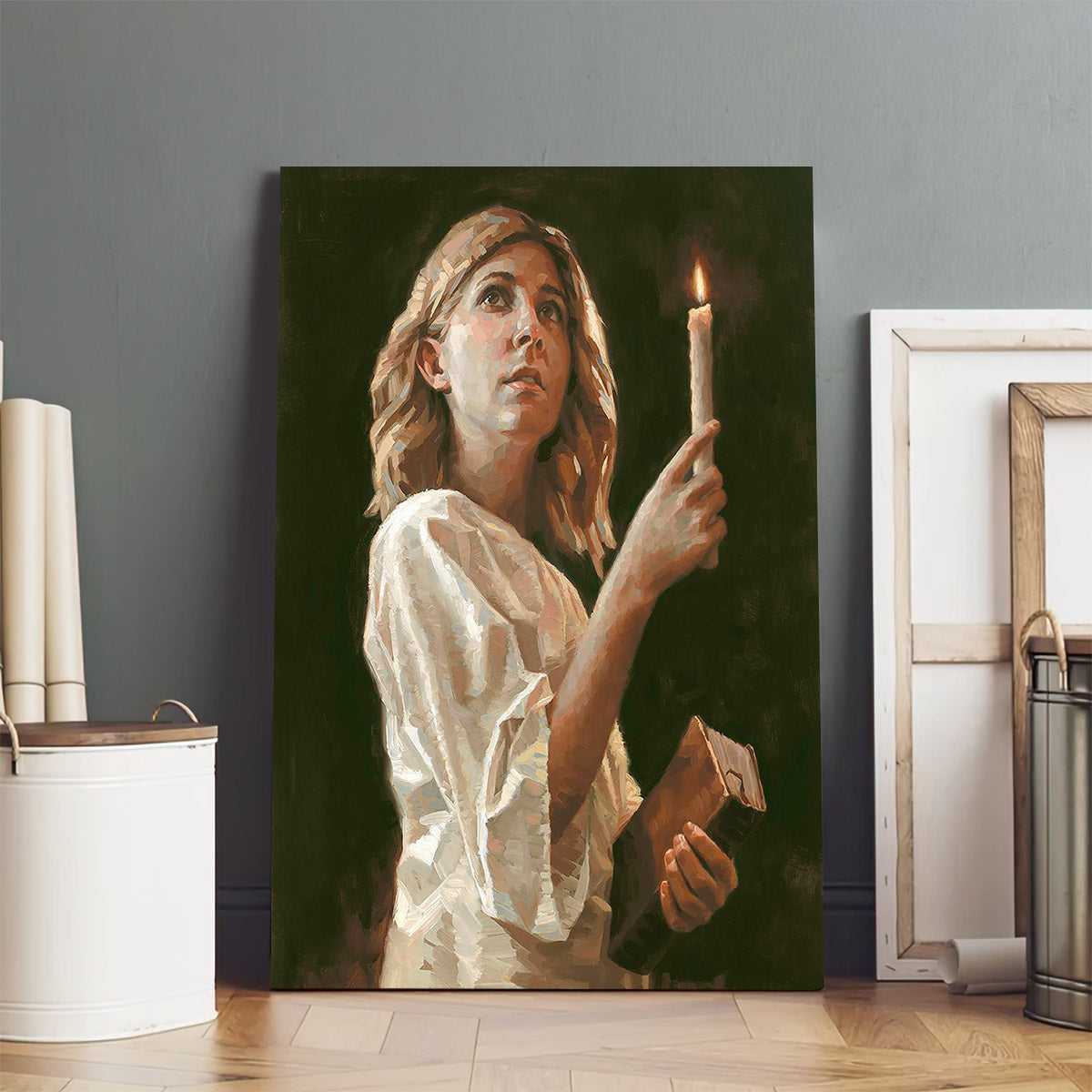 Clinging To The Rod Canvas Wall Art - Gift For Mom