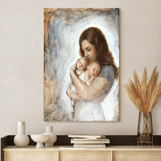 Close To My Heart Canvas Wall Art - Gift For Mom