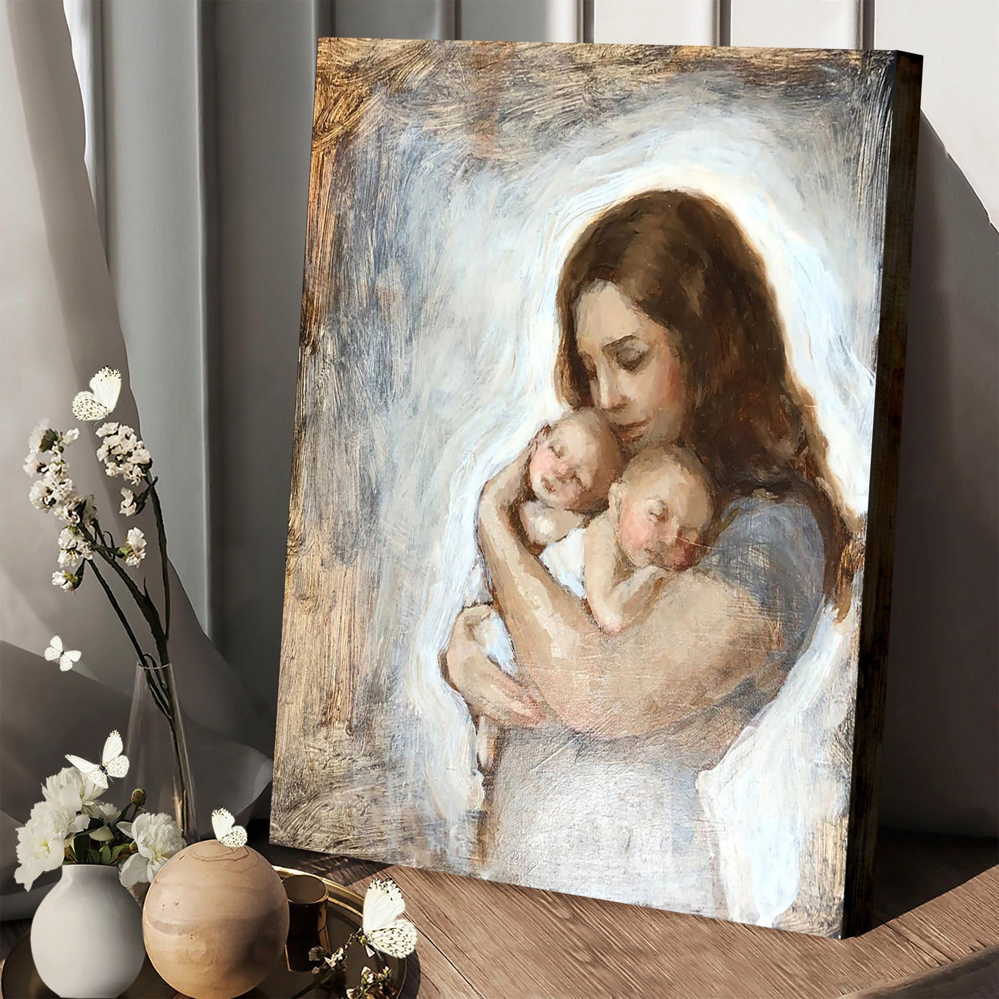 Close To My Heart Canvas Wall Art - Gift For Mom