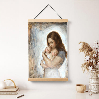 Close To My Heart Hanging Canvas Wall Art - Gift For Mom - Religious Canvas