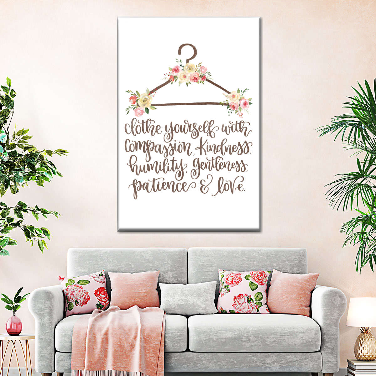 Clothe Yourself I Canvas Wall Art - Christian Wall Decor Art - Religious Wall Decor