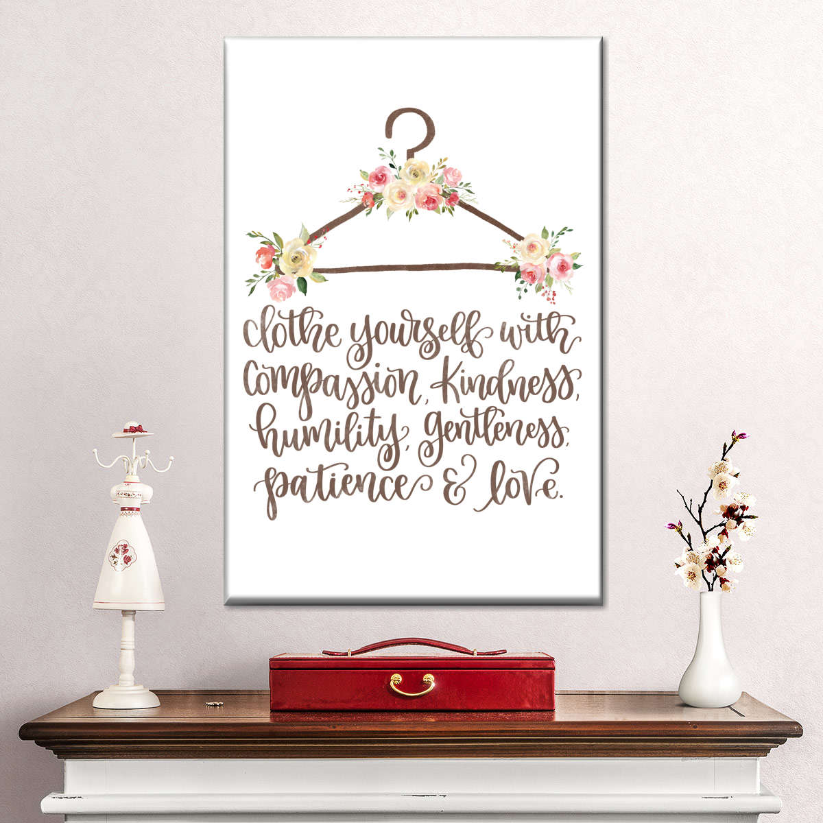 Clothe Yourself I Canvas Wall Art - Christian Wall Decor Art - Religious Wall Decor