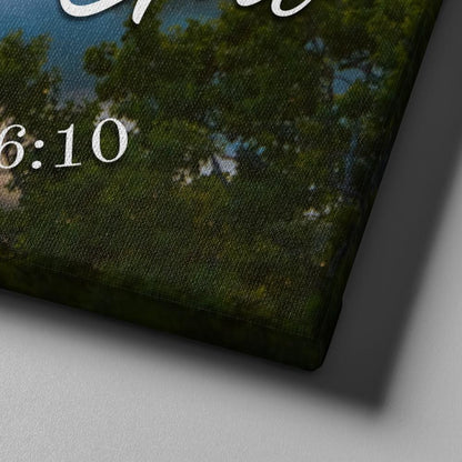 Clouds Above Mountains & Be Still Canvas Wall Art