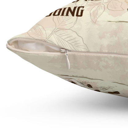 Coffee Get Me Started Jesus Keeps Me Going Christian Pillow