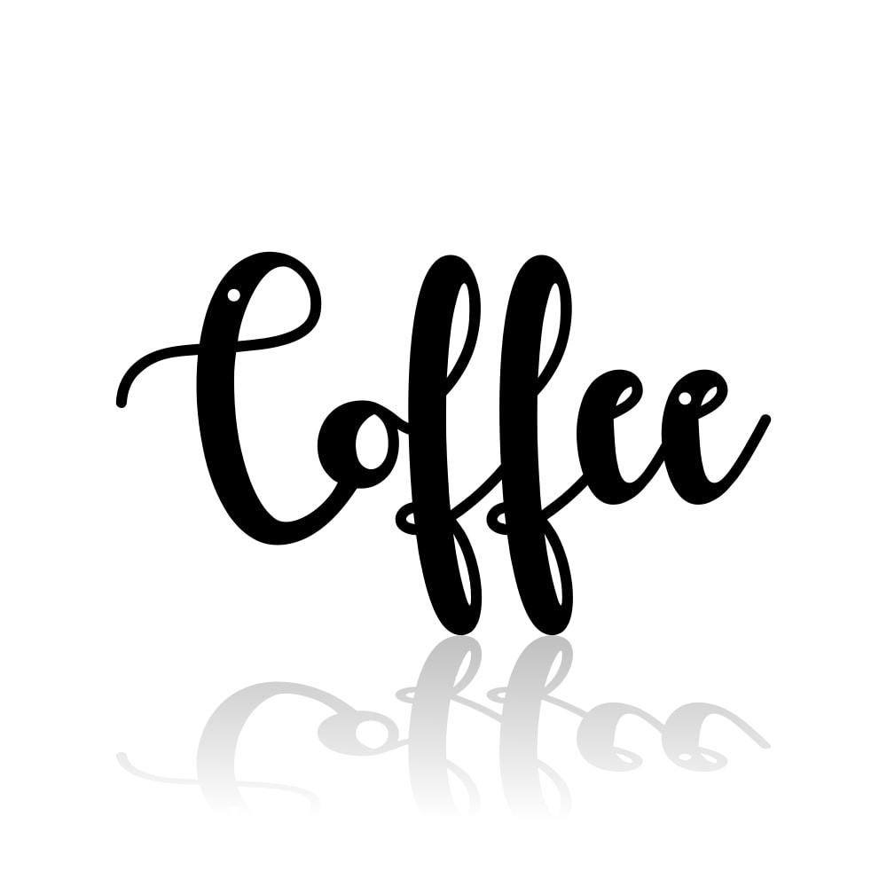 Coffee Metal Sign - Coffee Metal Wall Art - Home Decor