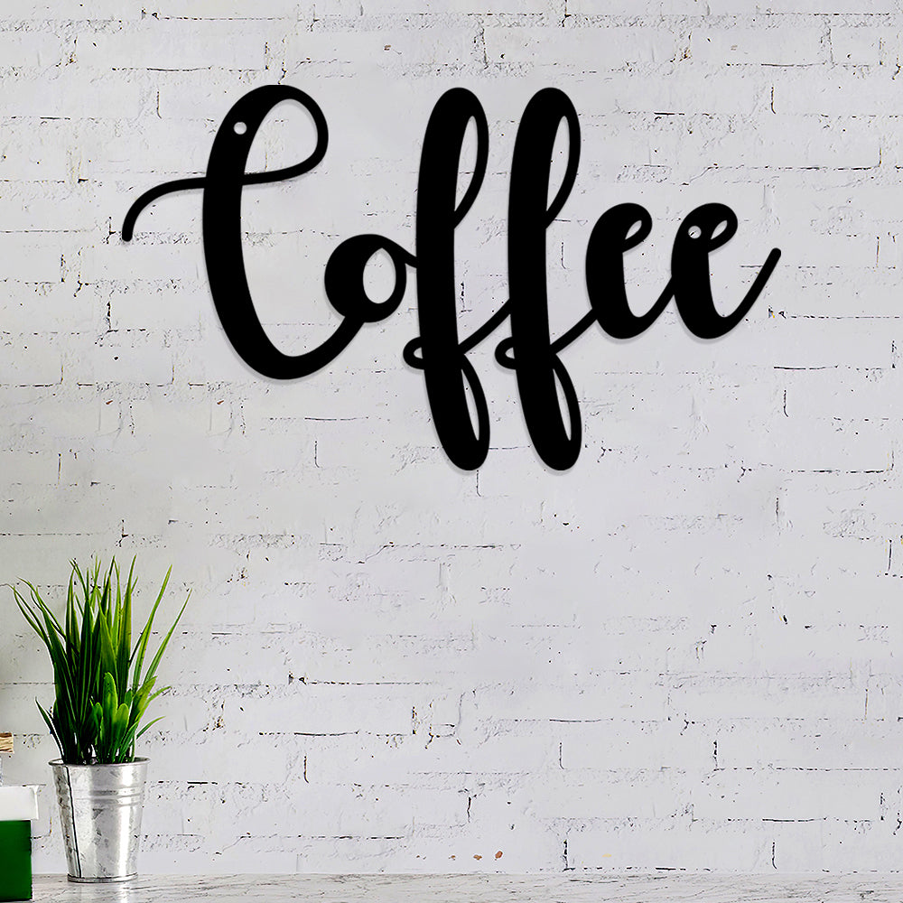 Coffee Metal Sign - Coffee Metal Wall Art - Home Decor