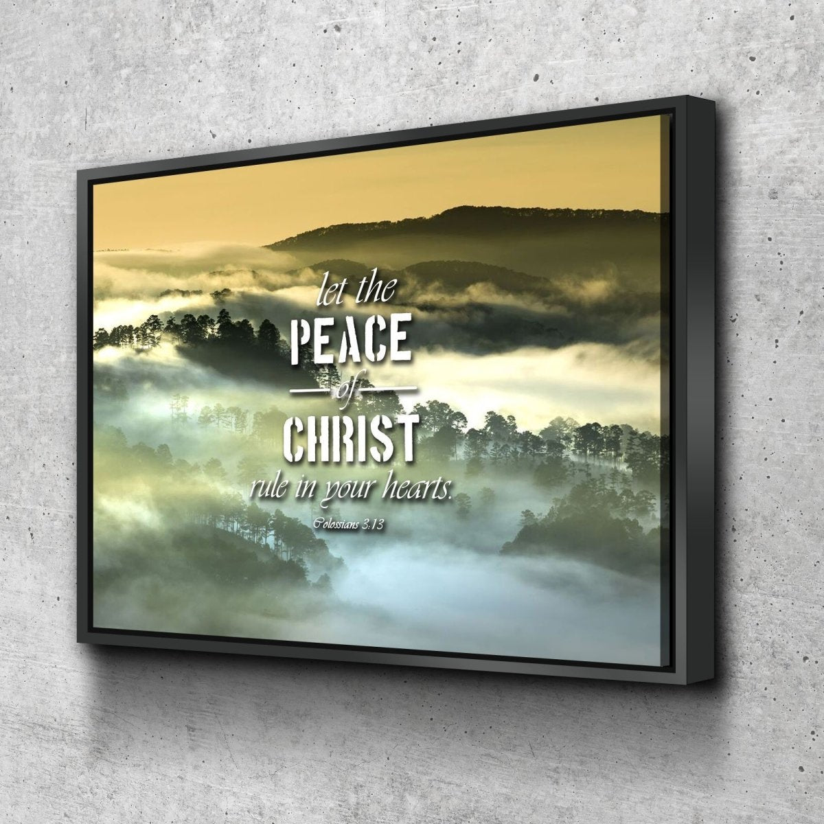 Colossians 313 Wall Art Canvas Print - Christian Canvas Wall Art