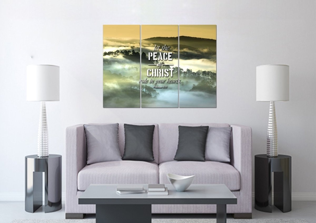 Colossians 313 Wall Art Canvas Print - Christian Canvas Wall Art