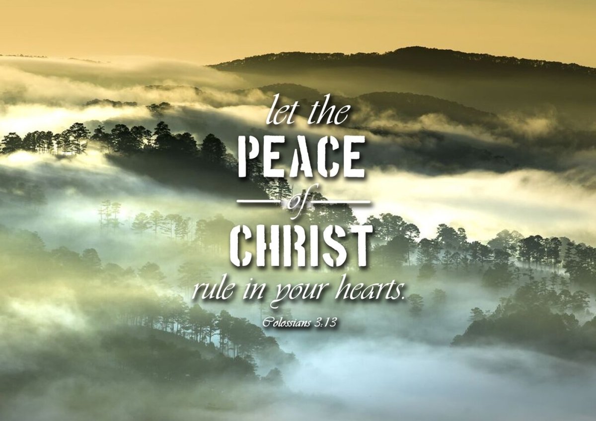 Colossians 313 Wall Art Canvas Print - Christian Canvas Wall Art