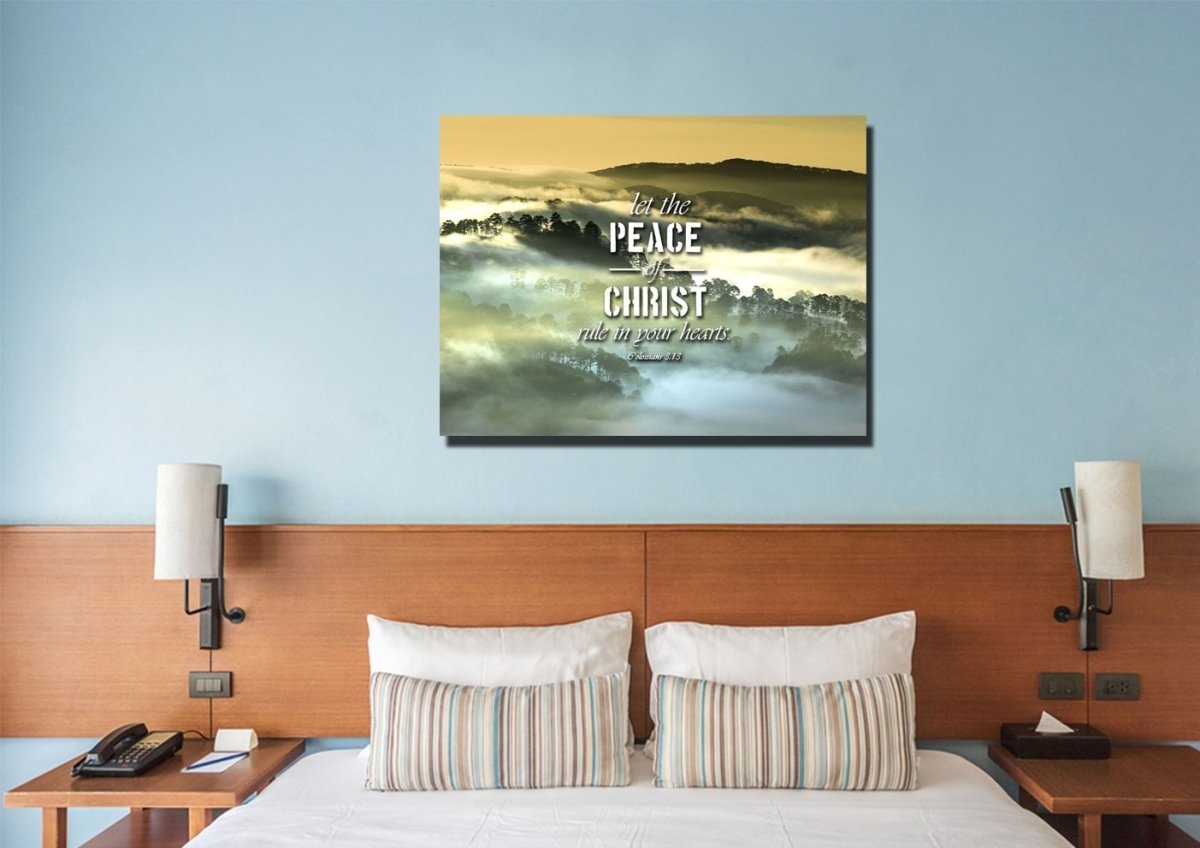 Colossians 313 Wall Art Canvas Print - Christian Canvas Wall Art