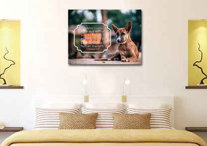 Colossians 323 Canvas Wall Art Print - Christian Canvas Wall Art