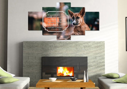 Colossians 323 Canvas Wall Art Print - Christian Canvas Wall Art