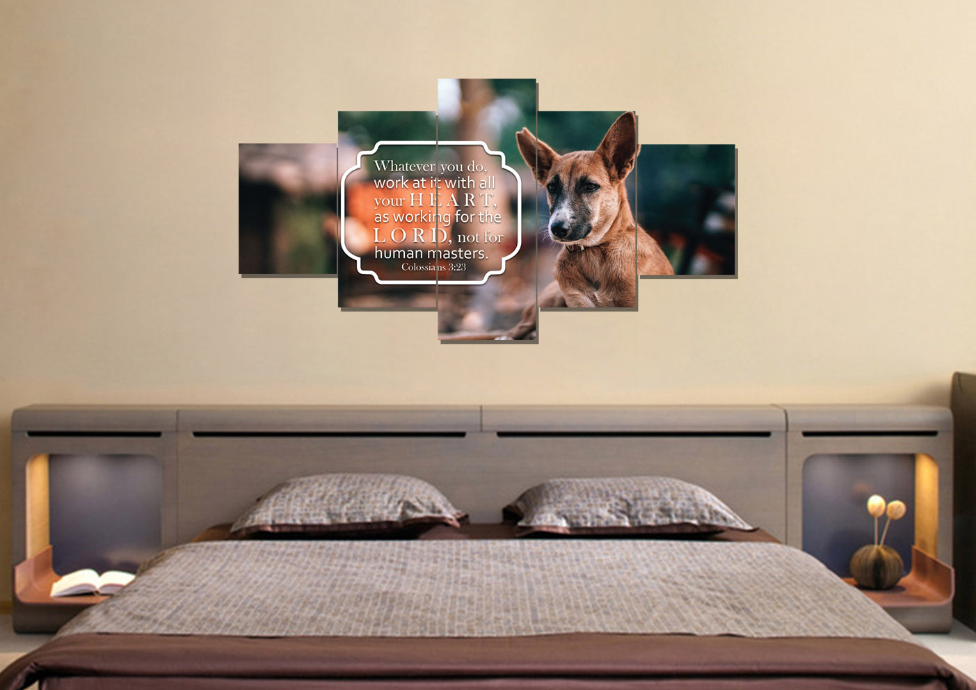 Colossians 323 Canvas Wall Art Print - Christian Canvas Wall Art