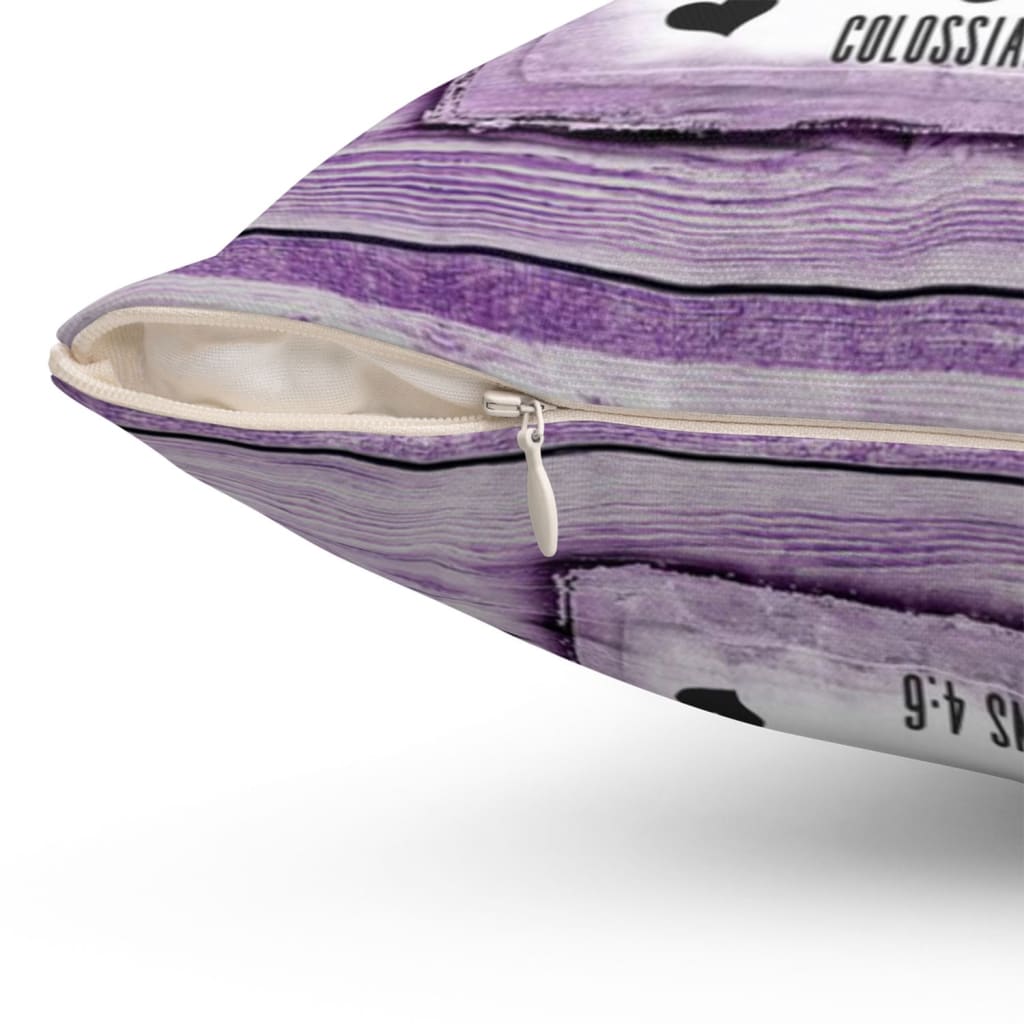 Colossians 46 Kjv Bible Verse Pillow
