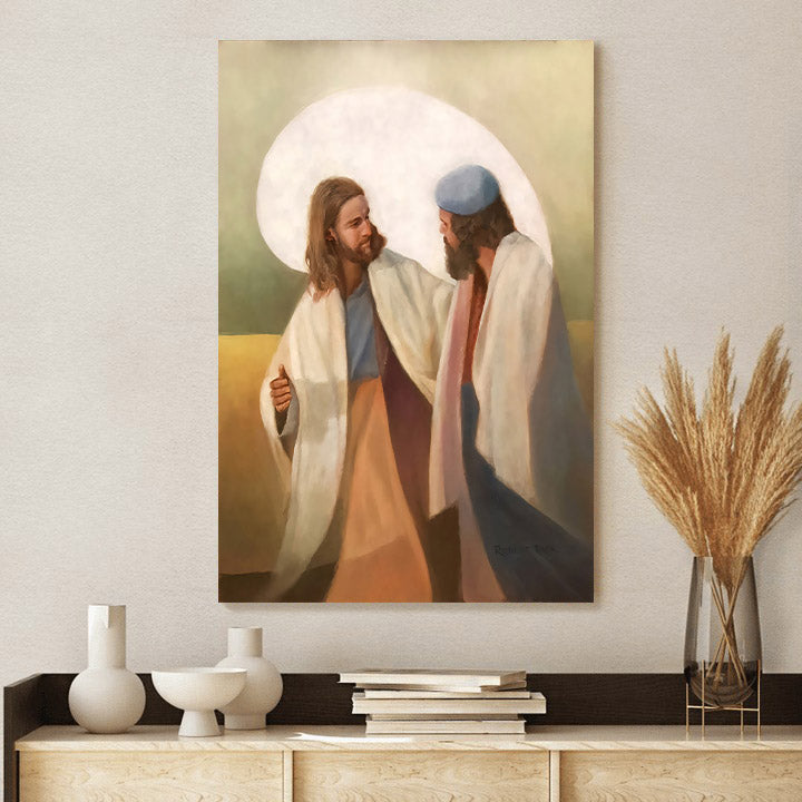 Come Follow Me 3 Canvas Picture - Jesus Christ Canvas Art - Christian Wall Canvas