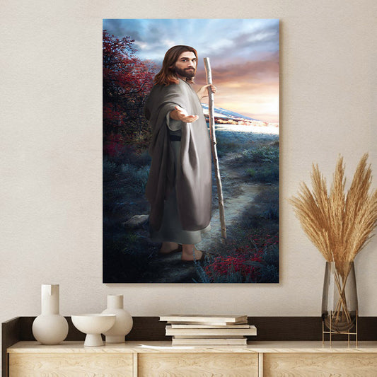 Come Follow Me Canvas Picture - Jesus Christ Canvas Art - Christian Wall Canvas