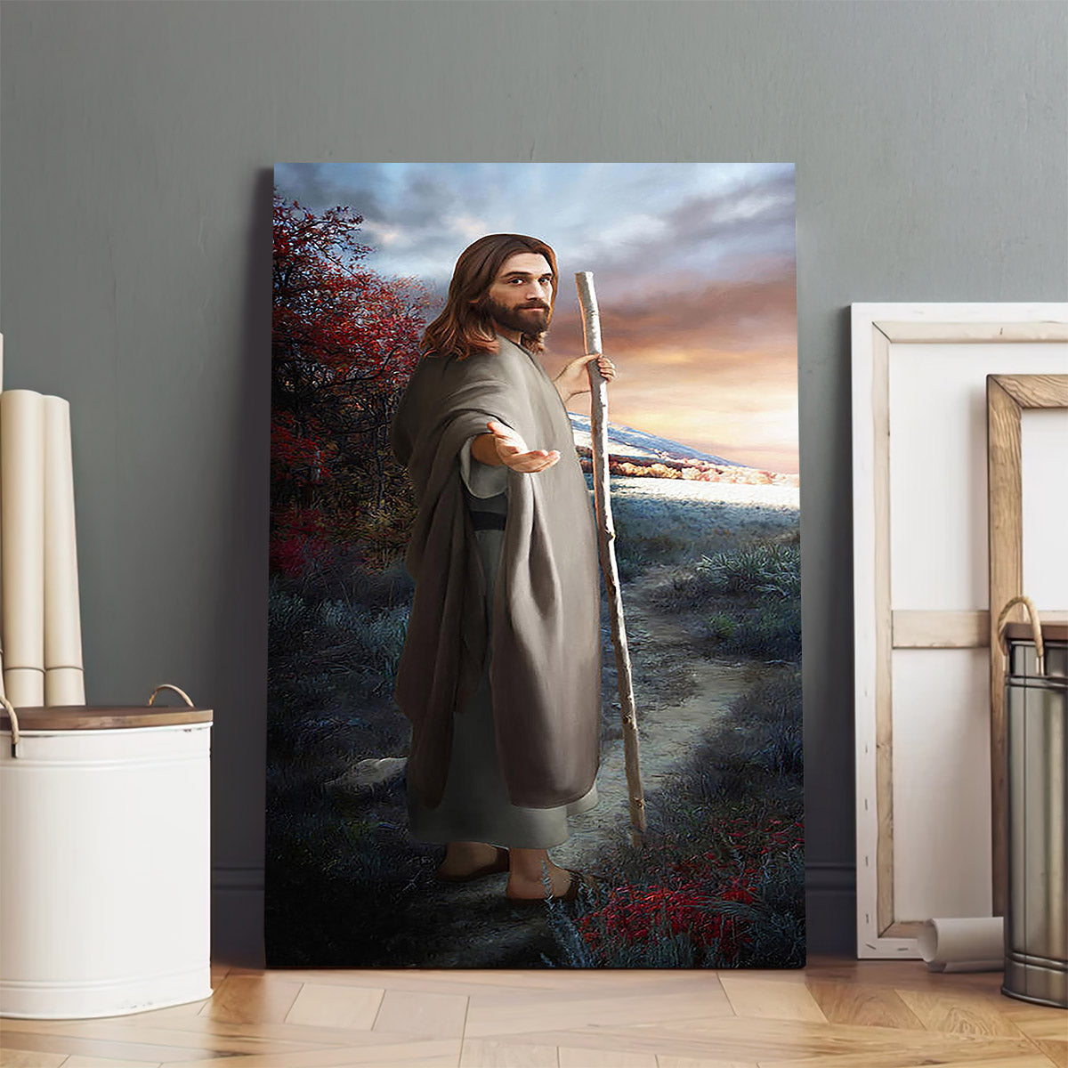 Come Follow Me  Canvas Wall Art - Jesus Canvas Pictures - Christian Wall Art