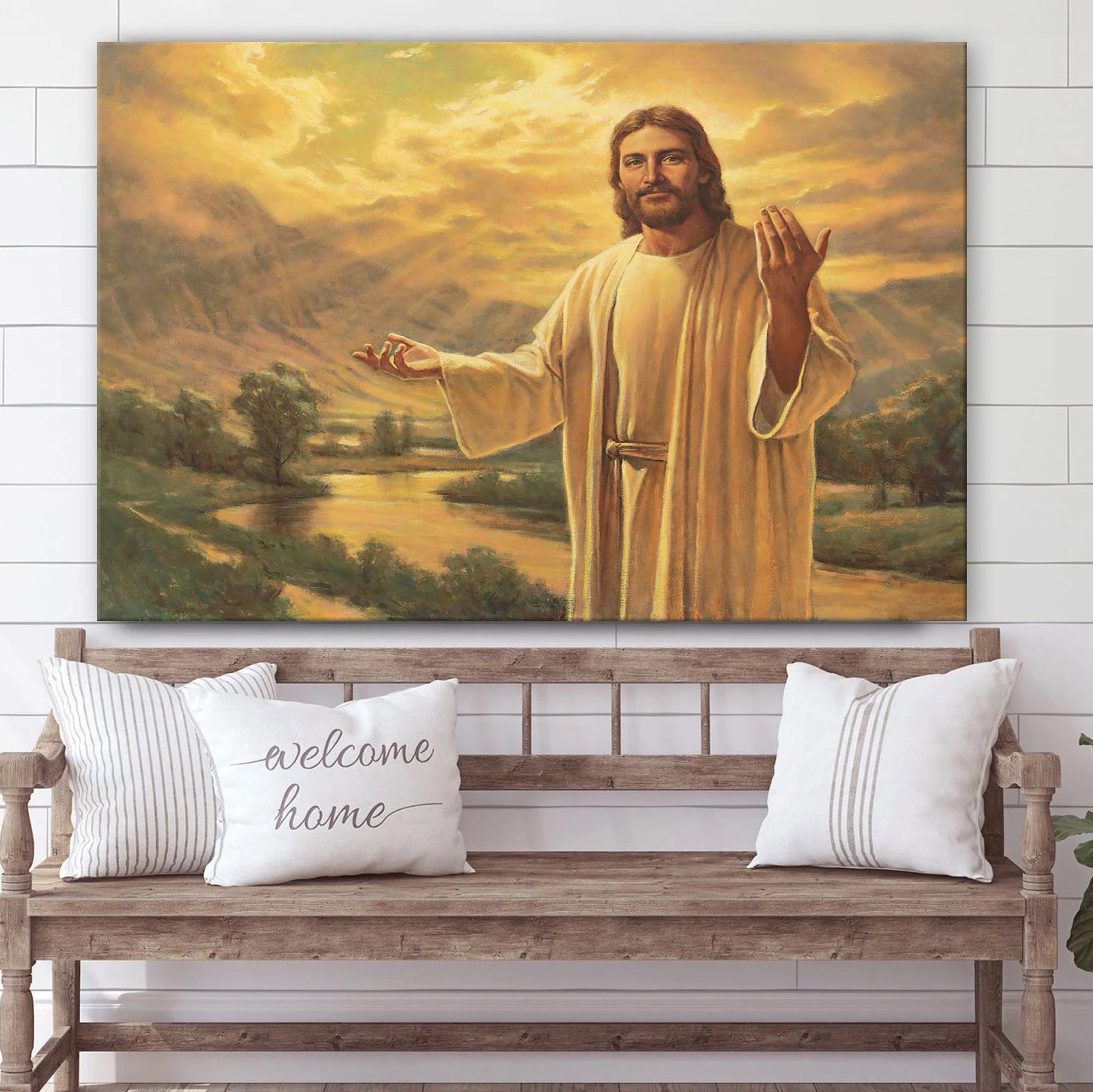 Come Follow Me Canvas Wall Art - Jesus Picture - Christian Wall Decor
