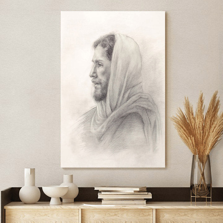 Come Follow Me Canvas Wall Art - Jesus Picture - Jesus Portrait Canvas
