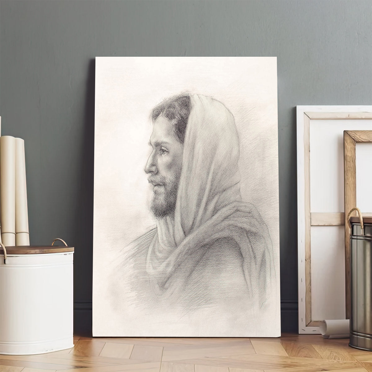Come Follow Me Canvas Wall Art - Jesus Picture - Jesus Portrait Canvas