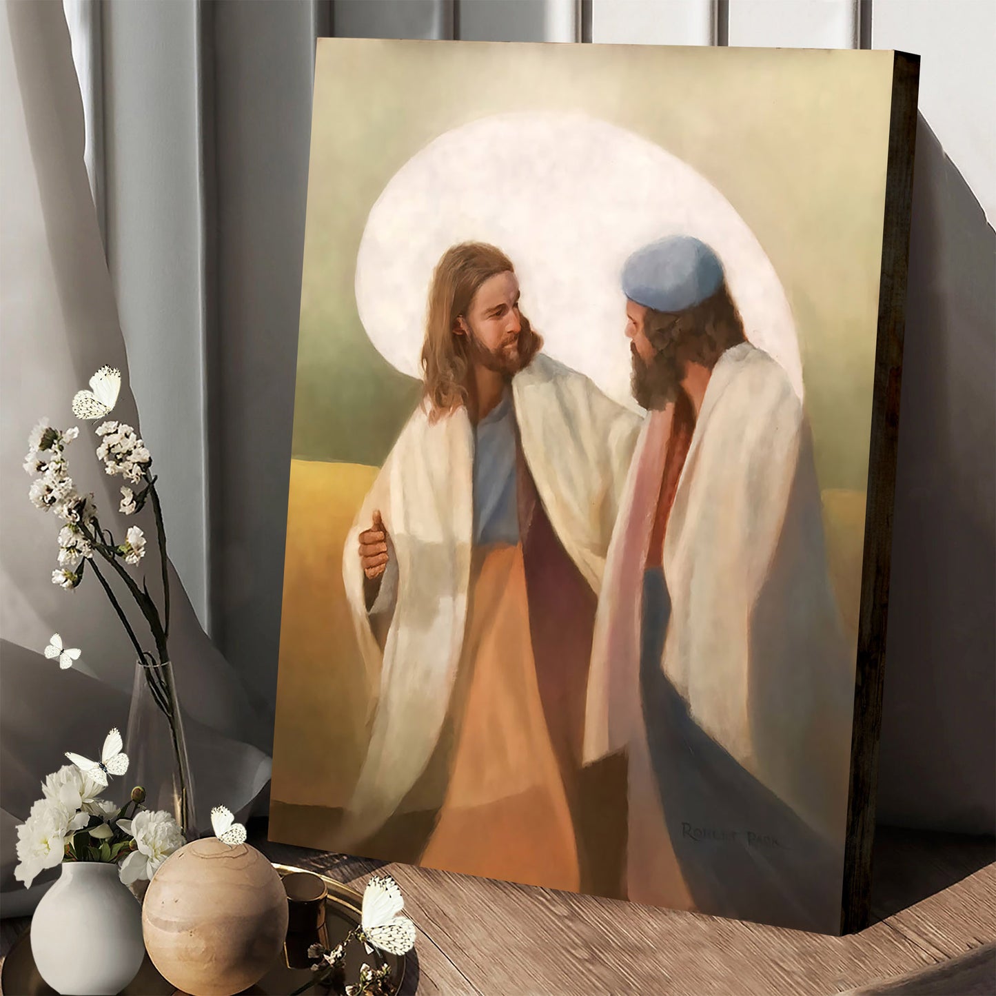 Come Unto Me 2 Canvas Wall Art - Jesus Canvas Pictures - Christian Canvas Wall Art