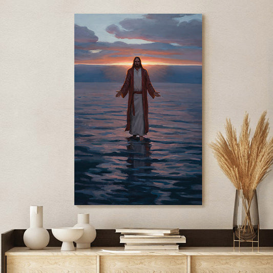 Come Unto Me Canvas Wall Art - Jesus Canvas Pictures - Christian Canvas Wall Art