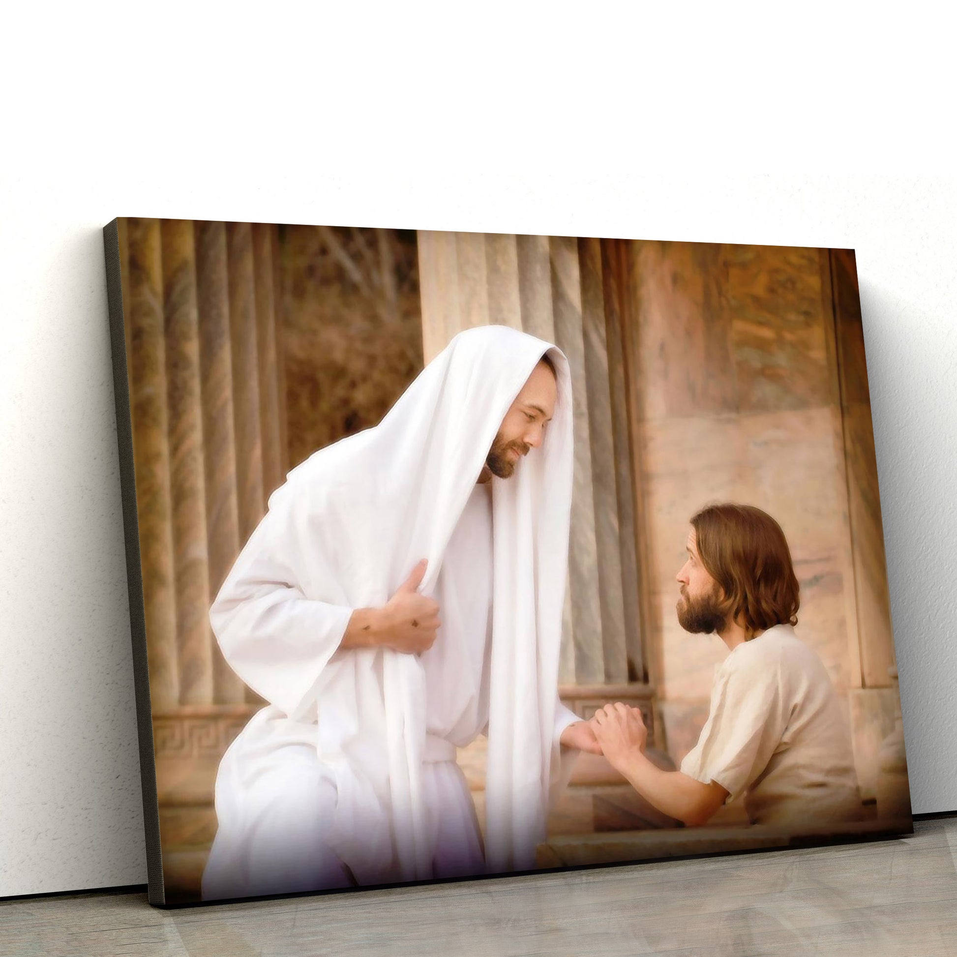 Come Unto Me Canvas Wall Art - Jesus Picture - Christian Wall Decor