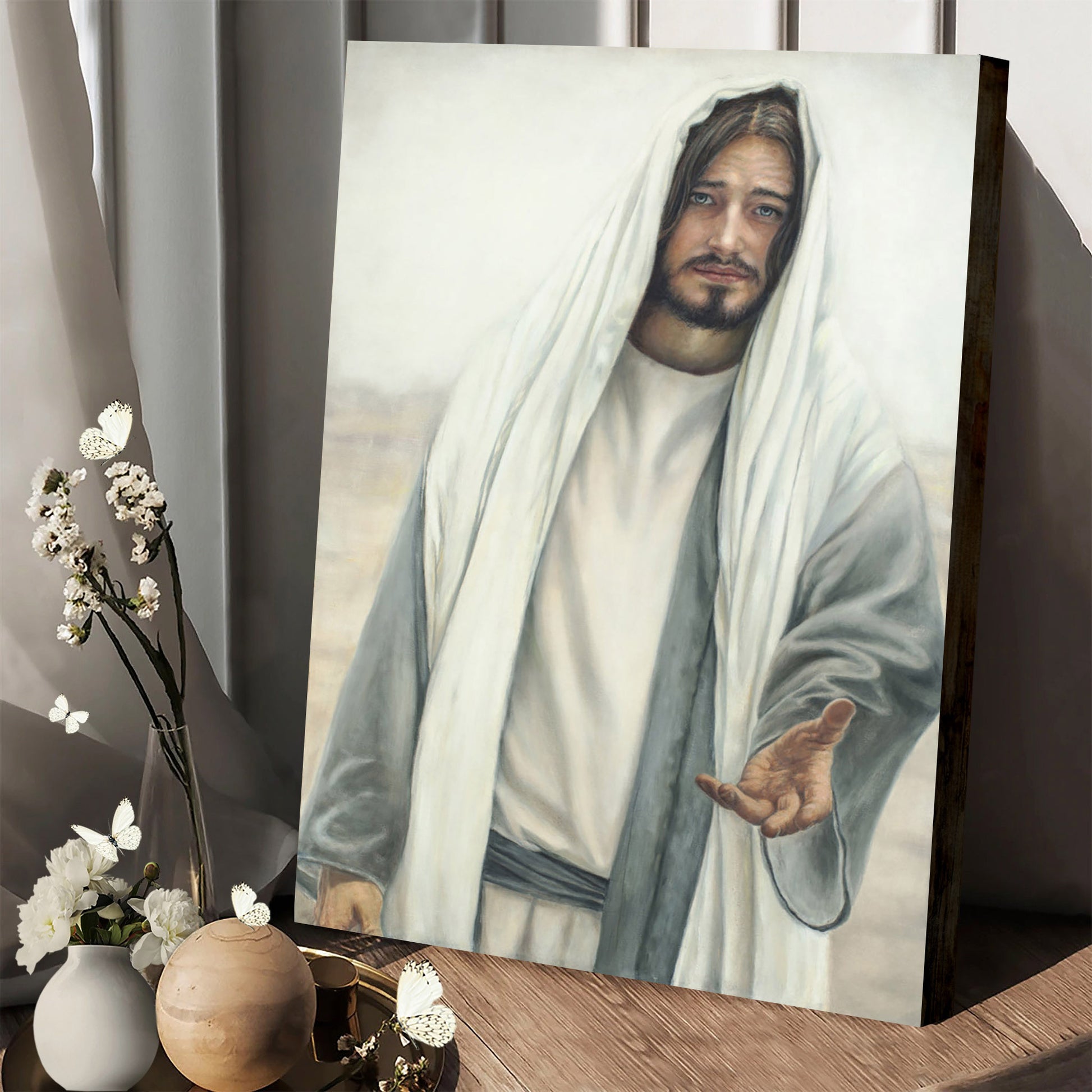 Come Unto Me Canvas Wall Art - Jesus Picture - Jesus Portrait Canvas