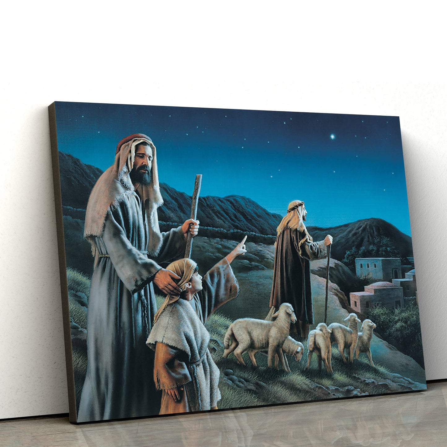 Come Ye To Bethlehem  Canvas Picture - Jesus Christ Canvas Art - Christian Wall Art