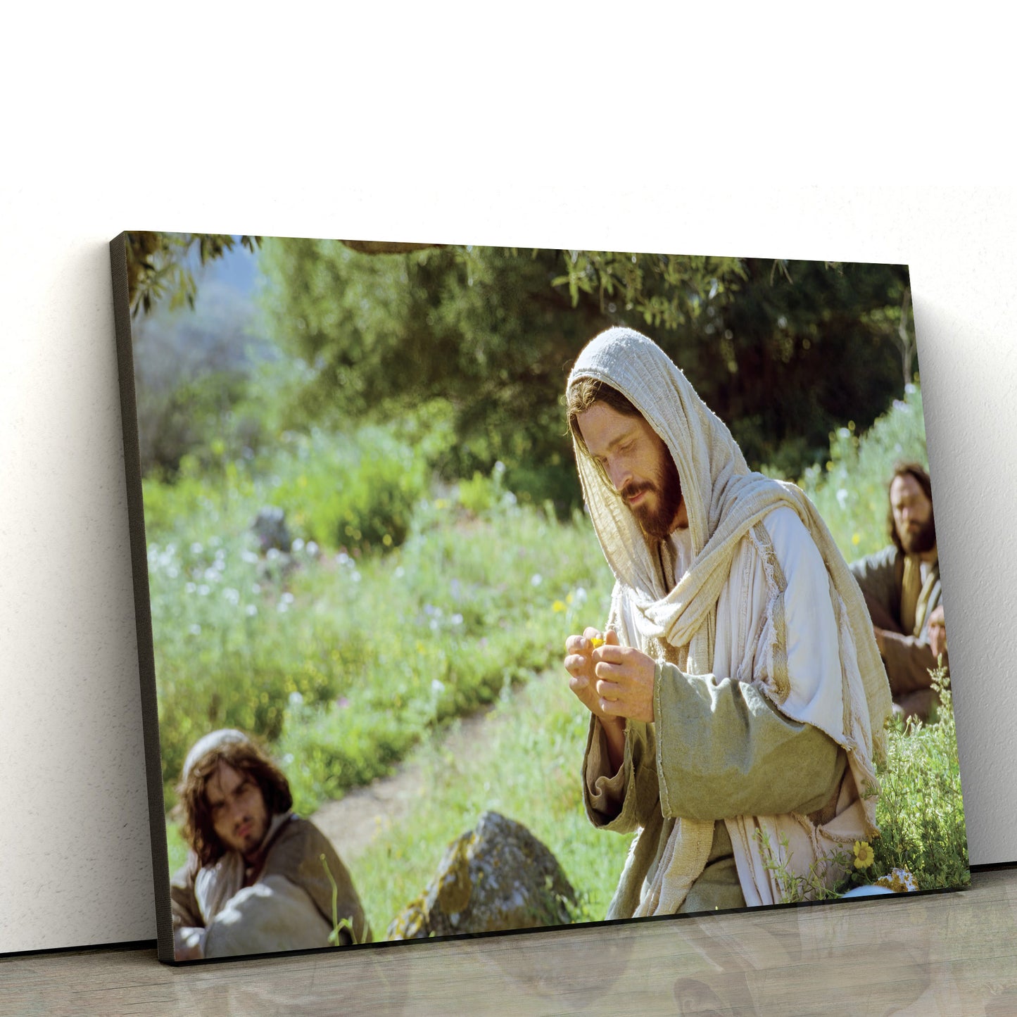 Consider The Lilies Art - Religious Canvas Wall Art - Ciaocustom