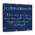 Corinthians Blue Square Canvas Wall Art - Bible Verse Wall Art Canvas - Religious Wall Hanging