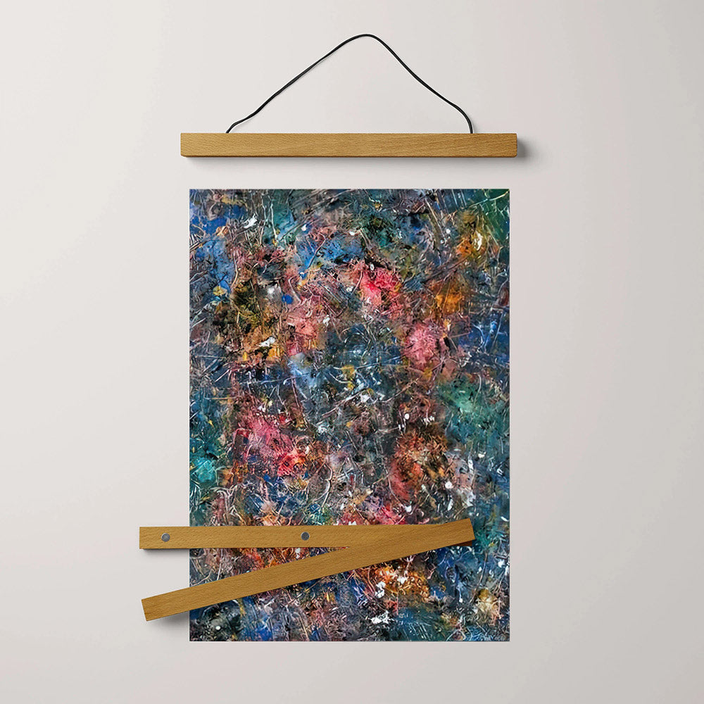 Cosmic Healing Painting Galaxy Painting Hanging Canvas Wall Art - Canvas Wall Decor - Home Decor Living Room