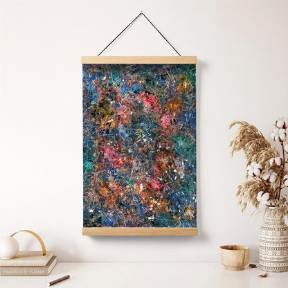Cosmic Healing Painting Galaxy Painting Hanging Canvas Wall Art - Canvas Wall Decor - Home Decor Living Room