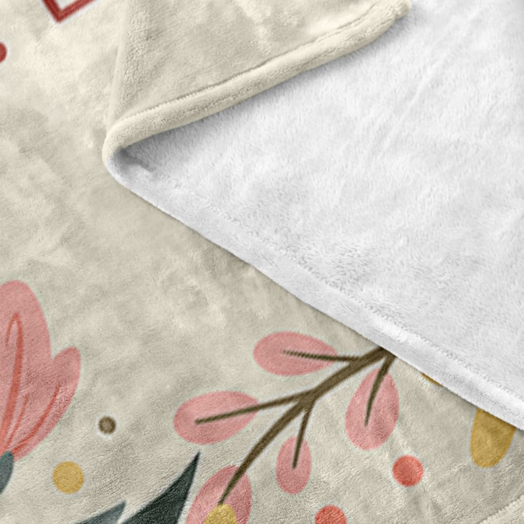 Courage Dear Heart 2 Fleece Blanket - Christian Blanket - Bible Verse Blanket