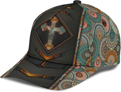 Cross Baseball Cap - Christian Hats for Men and Women