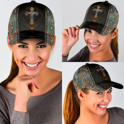 Cross Baseball Cap - Christian Hats for Men and Women
