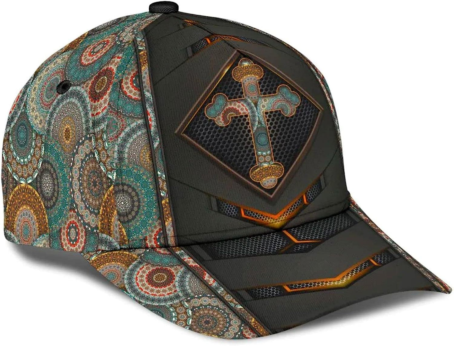 Cross Baseball Cap - Christian Hats for Men and Women