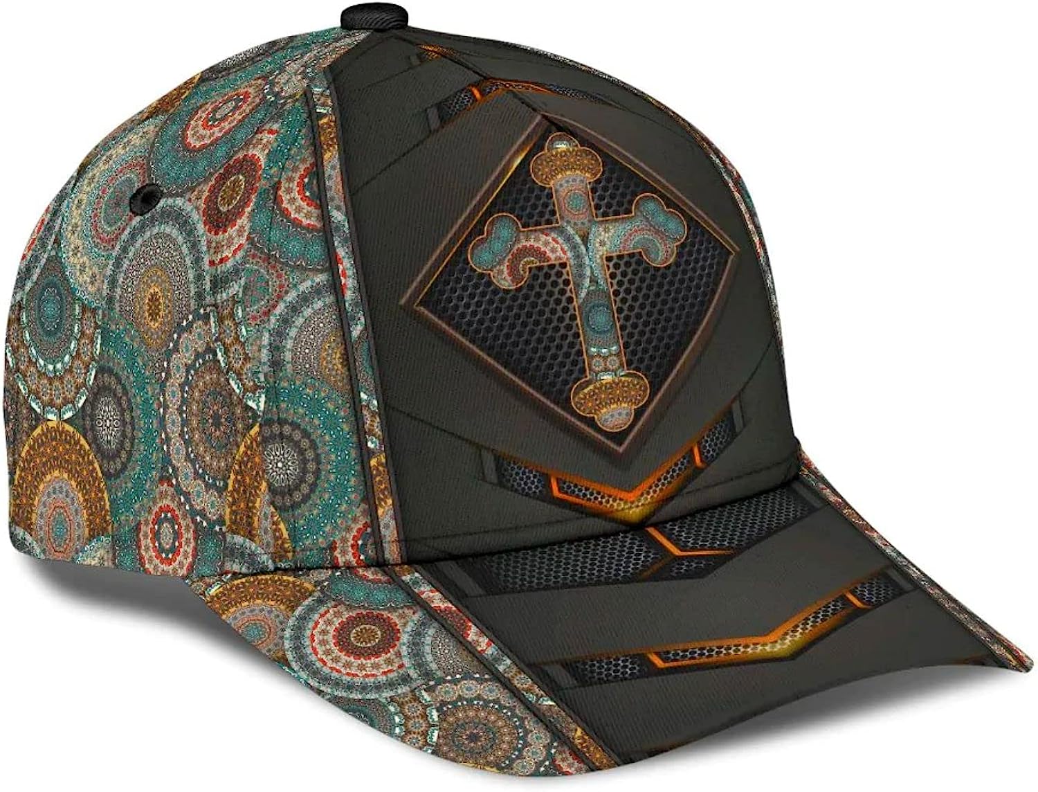 Cross Baseball Cap - Christian Hats for Men and Women