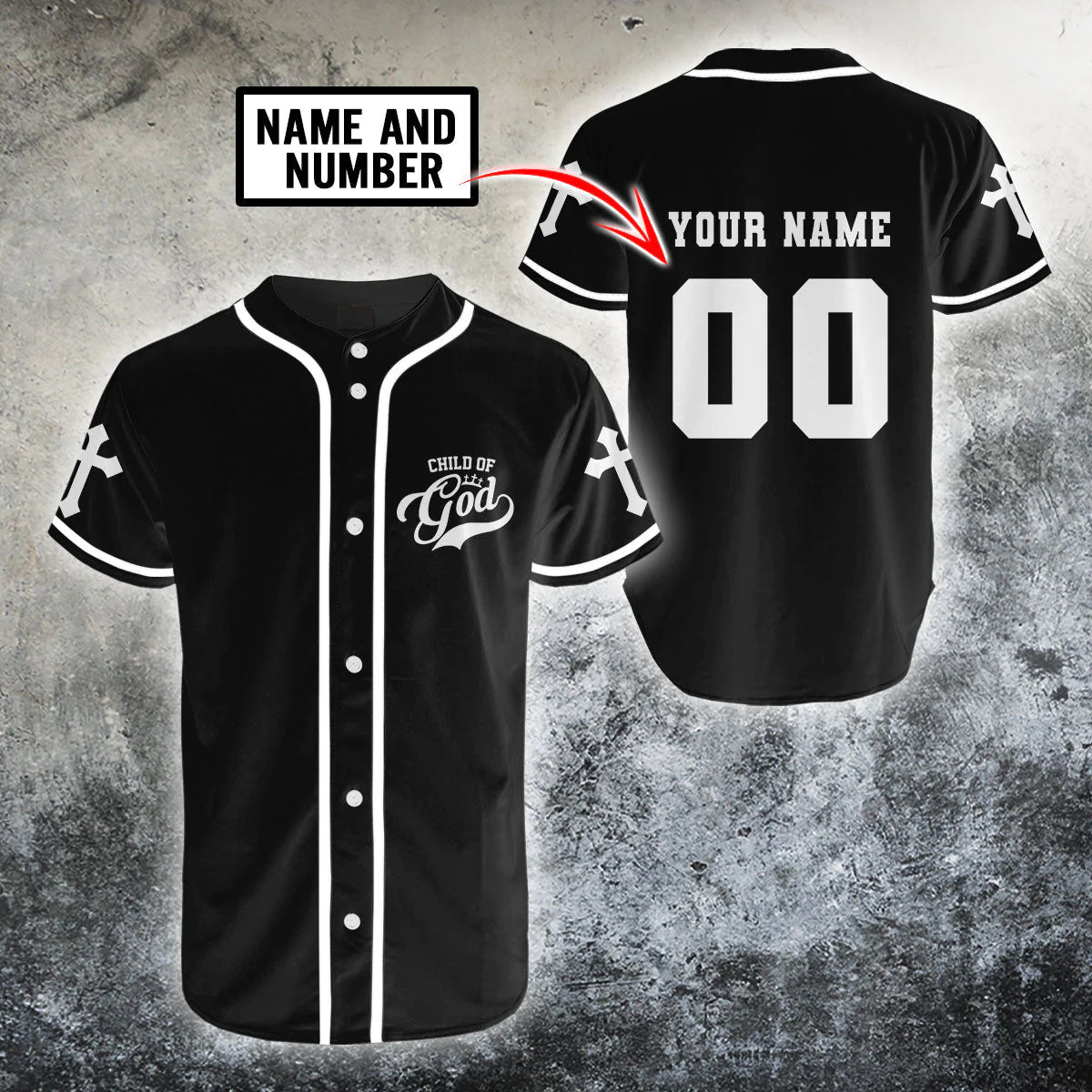 Customized Baseball Jersey with Any Name and Number, Personalized Baseball  Shirt for Men Women and Boy