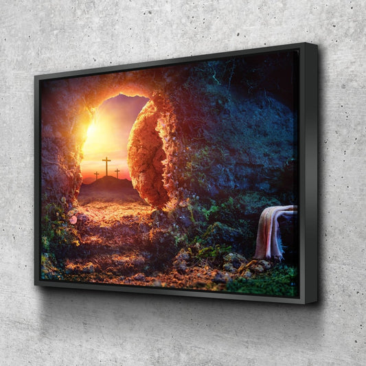 Cross From The Tomb Of Jesus Canvas - Christian Canvas Wall Art