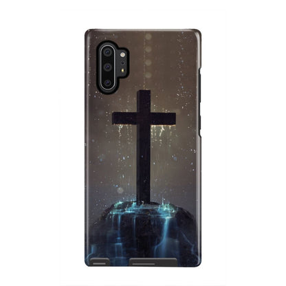 Cross On The Hill Phone Case - Christian Phone Case - Bible Verse Phone Cases Samsung