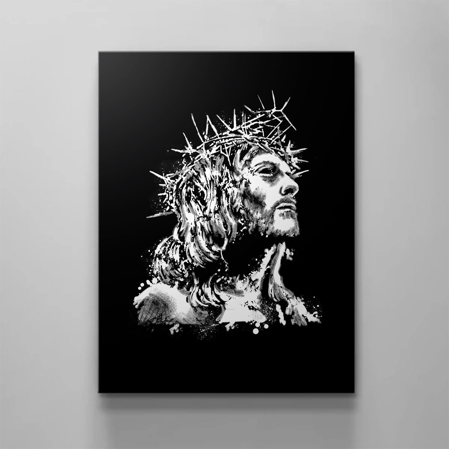 Crown Of Thorns - Jesus Canvas Wall Art - Religious Canvas Art - Christian Canvas Wall Art - Ciaocustom