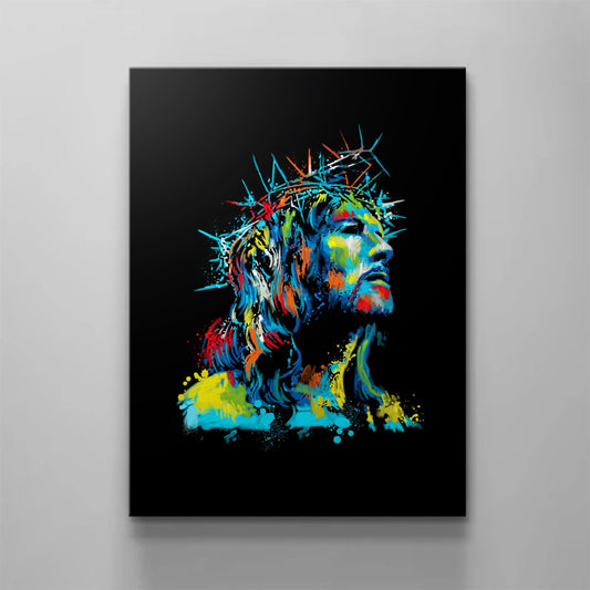 Crown of Thorns Canvas - Jesus Canvas Pictures - Religious Canvas Art - Christian Canvas Wall Art - Ciaocustom