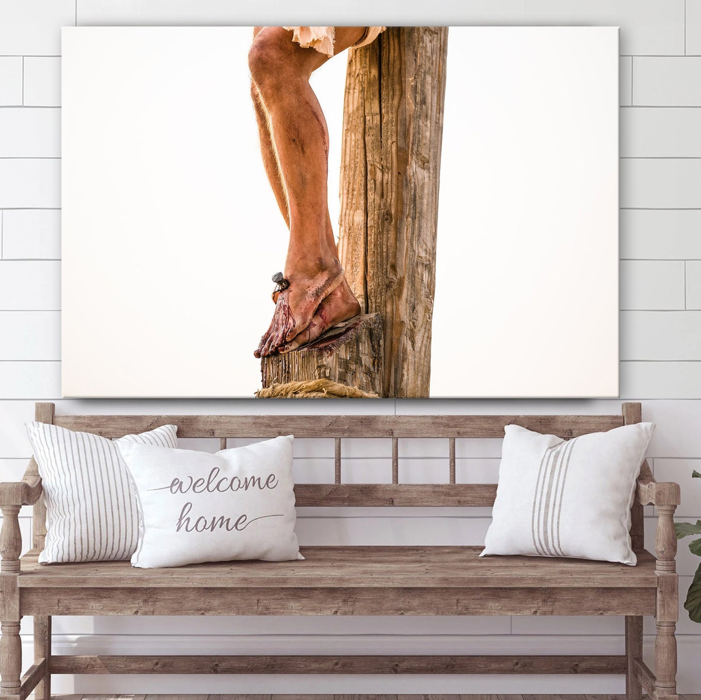 Crucifixion Canvas Wall Art - Easter Wall Art - Christian Canvas Wall Art