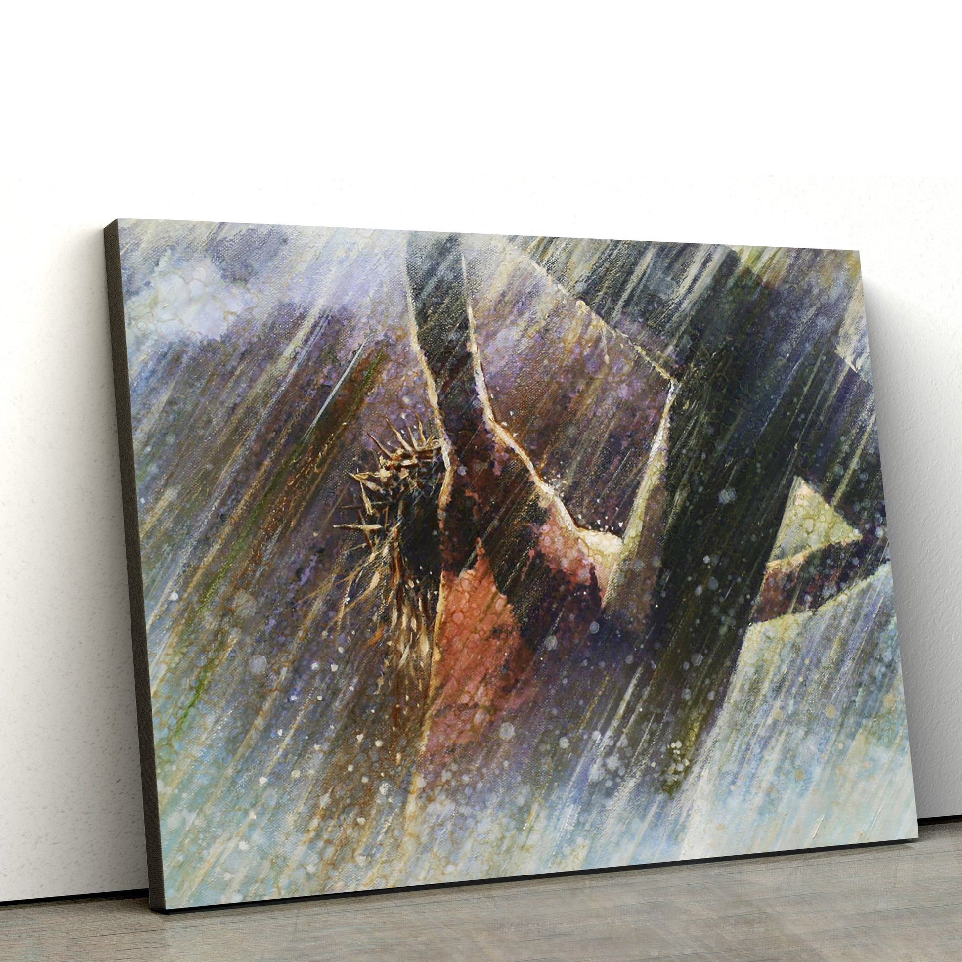Crucifixion Canvas Wall Art - Jesus Picture - Christian Wall Decor