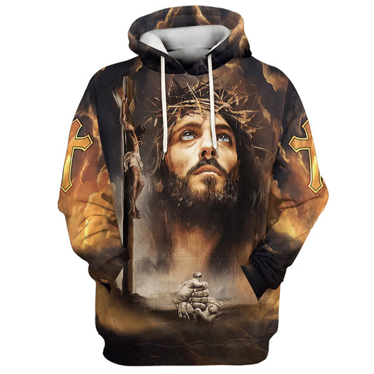 Crucifixion Of Jesus Hoodies - Jesus Hoodie - Men & Women Christian Hoodie - 3D Printed Hoodie
