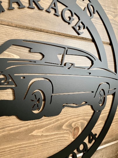 Custom 1969 Chevelle Car Garage Metal Sign - Garage Decorations - Metal Car Garage Wall Art - Cut Metal Sign