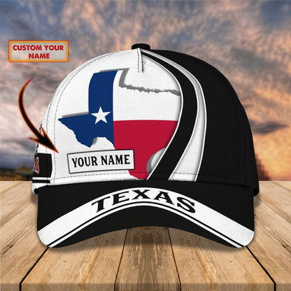 Custom 3D All Over Print Texas Roots Cap Hat - Eagle Texas Classic Cap - Baseball Texas Caps